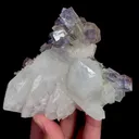 Natural Purple Phantom Fluorite and Quartz, Mineral Specimen:Yaogangxian,Hunan (110*95*50MM) - image 7