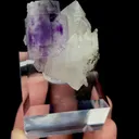 Natural Purple Phantom Fluorite and Quartz, Mineral Specimen:Yaogangxian,Hunan (35*20*30MM) - image 2