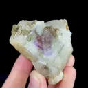 Natural Purple Phantom Fluorite and Quartz, Mineral Specimen:Yaogangxian,Hunan (45*55*40MM) - image 5