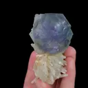 Natural Purple Phantom Fluorite and Quartz, Mineral Specimen:Yaogangxian,Hunan（70*45*25MM） - image 2