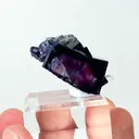 Natural Purple Phantom Fluorite and Quartz, Mineral Specimen:Yindu,Inner Mongolia (20*30*15MM) - image 2
