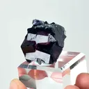 Natural Purple Phantom Fluorite and Quartz, Mineral Specimen:Yindu,Inner Mongolia (20*30*15MM) - image 5