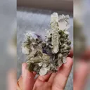 Natural Purple Phantom Fluorite and Quartz Symbiosis comes from Yaogangxian,Hunan 60*80*25MM - image 2