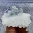 Natural Purple Phantom Fluorite and Quartz Symbiosis comes from Zhejiang,China 90*65*35MM - image 1
