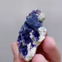 Natural Purple Phantom Fluorite and Siderite comes from Inner Mongolia,China 50*40*20MM - image 5