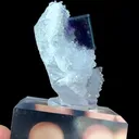 Natural purple phantom Fluorite coexists with crystal comes from Zhejiang 40*30*35MM - image 2