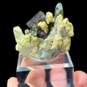 Natural Purple Phantom Fluorite Coexists with Crystal Tower comes from Yaogangxian,Hunan 40*30*25MM - image 4