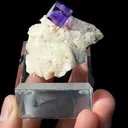 Natural Purple Phantom Fluorite Coexists With Dolomite comes from Xinjiang 50*40*30MM - image 3