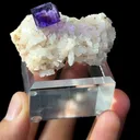 Natural Purple Phantom Fluorite Coexists With Dolomite comes from Xinjiang 50*40*30MM - image 4