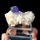 Natural Purple Phantom Fluorite Coexists With Dolomite comes from Xinjiang 50*40*30MM - image 1