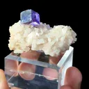 Natural Purple Phantom Fluorite Coexists With Dolomite comes from Xinjiang 50*40*30MM - image 2