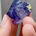 Natural Purple Phantom Fluorite coexists with Jamstenite comes from Yaogangxian,Hunan 25*25*20MM - image 4
