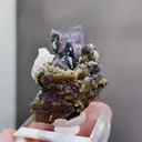 Natural Purple Phantom Fluorite coexists with Mica comes from Yaogangxian,Hunan 30*20*30MM - image 4