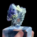 Natural Purple Phantom Fluorite coexists with Mica comes from Yindu,Inner Mongolia 60*30*45MM - image 2