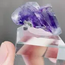 Natural Purple Phantom Fluorite coexists with Quartz comes from Yaogangxian,Hunan 30*17*27MM - image 4