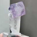 Natural Purple Phantom Fluorite coexists with Quartz comes from Yaogangxian,Hunan 35*30*50MM - image 3