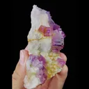 Natural Purple Phantom Fluorite comes from Anhui,China 40*35*95MM - image 2