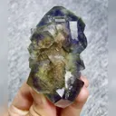 Natural Purple Phantom Fluorite comes from Fujian,China  75*45*25MM - image 5