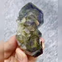 Natural Purple Phantom Fluorite comes from Fujian,China  75*45*25MM - image 2