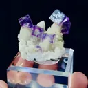 Natural Purple Phantom Fluorite  comes from Huanggangliang,Neimenggu 30*30*25MM - image 1
