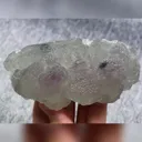 Natural Purple Phantom Fluorite comes from Shangbao,Hunan 95*50*35MM - image 3