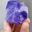Natural Purple Phantom Fluorite comes from Shizhuyuan,Chenzhou 40*40*30MM - image 2