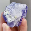 Natural Purple Phantom Fluorite comes from Shizhuyuan,Chenzhou 40*40*30MM - image 5