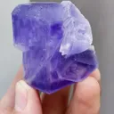 Natural Purple Phantom Fluorite comes from Shizhuyuan,Chenzhou 40*40*30MM - image 4