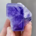 Natural Purple Phantom Fluorite comes from Shizhuyuan,Chenzhou 40*40*30MM - image 1