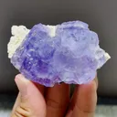 Natural Purple Phantom Fluorite comes from Shizhuyuan,Chenzhou 75*20*45MM - image 4