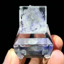 Natural Purple Phantom Fluorite comes from Yaogangxian, Hunan 20*20*20 MM - image 5