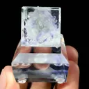Natural Purple Phantom Fluorite comes from Yaogangxian, Hunan 20*20*20 MM - image 3