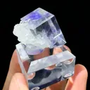 Natural Purple Phantom Fluorite comes from Yaogangxian, Hunan 20*20*20 MM - image 4