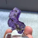 Natural Purple Phantom Fluorite comes from Yaogangxian,Hunan 20*15*30MM - image 4