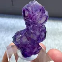 Natural Purple Phantom Fluorite comes from Yaogangxian,Hunan 20*15*30MM - image 2