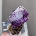 Natural Purple Phantom Fluorite comes from Yaogangxian,Hunan 20*15*35MM - image 3