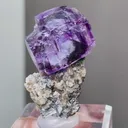 Natural Purple Phantom Fluorite comes from Yaogangxian,Hunan 20*15*35MM - image 1