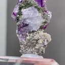 Natural Purple Phantom Fluorite comes from Yaogangxian,Hunan 20*15*35MM - image 4