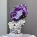 Natural Purple Phantom Fluorite comes from Yaogangxian,Hunan 20*15*35MM - image 2