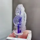 Natural Purple Phantom Fluorite comes from Yaogangxian,Hunan 20*15*40MM - image 3