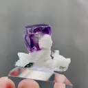 Natural Purple Phantom Fluorite comes from Yaogangxian，Hunan 25*10*25MM - image 4