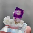 Natural Purple Phantom Fluorite comes from Yaogangxian，Hunan 25*10*25MM - image 6