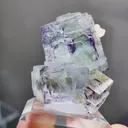 Natural Purple Phantom Fluorite comes from Yaogangxian,Hunan 25*25*35MM - image 6