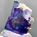 Natural Purple Phantom Fluorite comes from Yaogangxian,Hunan 25*30*35MM - image 3