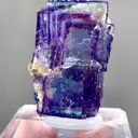Natural Purple Phantom Fluorite comes from Yaogangxian,Hunan 25*30*35MM - image 1