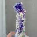 Natural Purple Phantom Fluorite comes from Yaogangxian,Hunan 25*35*75MM - image 3