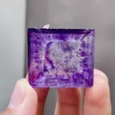 Natural Purple Phantom Fluorite comes from Yaogangxian,Hunan 30*20*25MM - image 1