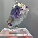 Natural Purple Phantom Fluorite comes from Yaogangxian,Hunan 30*20*35MM - image 3