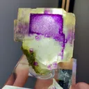 Natural Purple Phantom Fluorite comes from Yaogangxian,Hunan 30*20*35MM - image 1