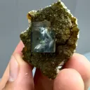 Natural Purple Phantom Fluorite comes from Yaogangxian,Hunan 30*30*19MM - image 3